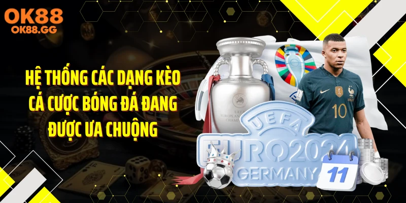 Hệ thống các dạng kèo cá cược bóng đá đang được ưa chuộng